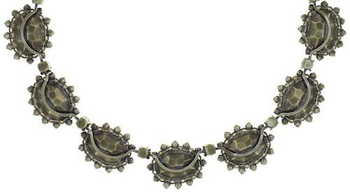 Bild für Halskette Collier Kaleidoscope Illusion Weiß  Größe L