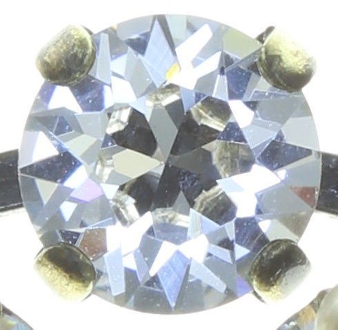 image for Necklace Collier Kaleidoscope Illusion White  size L