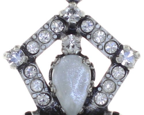 image for Necklace Pendant Snow White White  size M