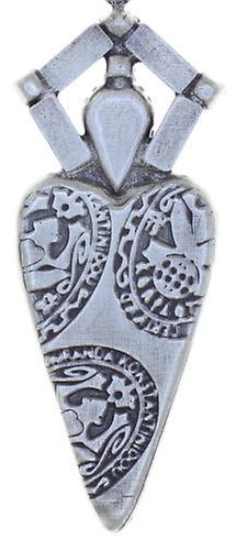 image for Necklace Pendant Snow White Red  size M