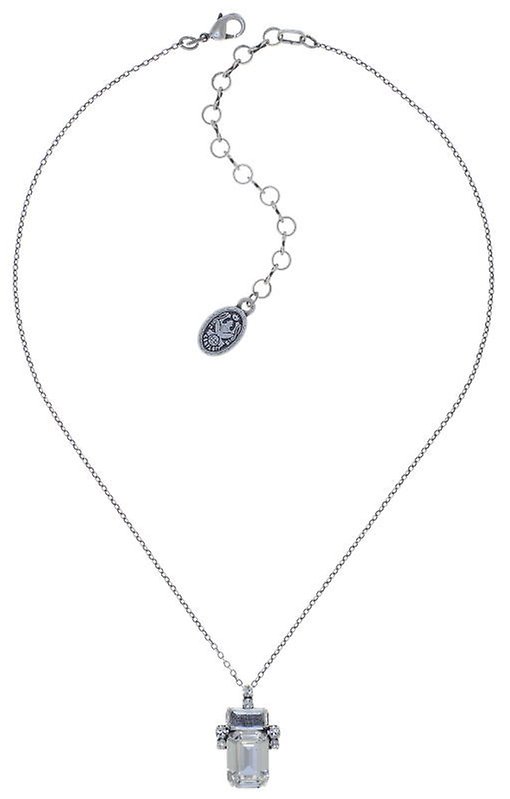 image for Necklace pendant Empire States Incas White  