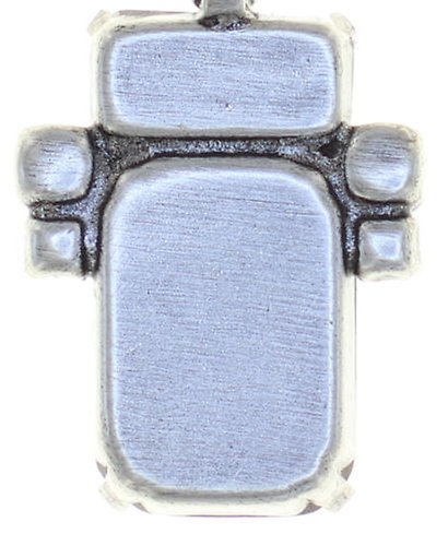 image for Necklace pendant Empire States Incas White  