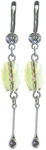 image pour Boucles d'oreilles pendantes Daily Desire Gris / Lila  