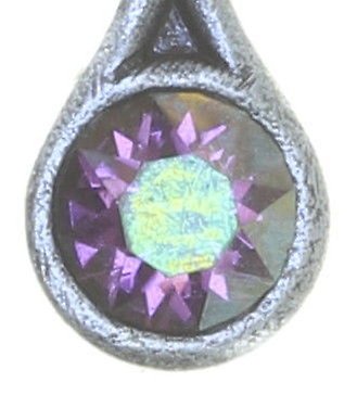 image pour Boucles d'oreilles pendantes Daily Desire Gris / Lila  