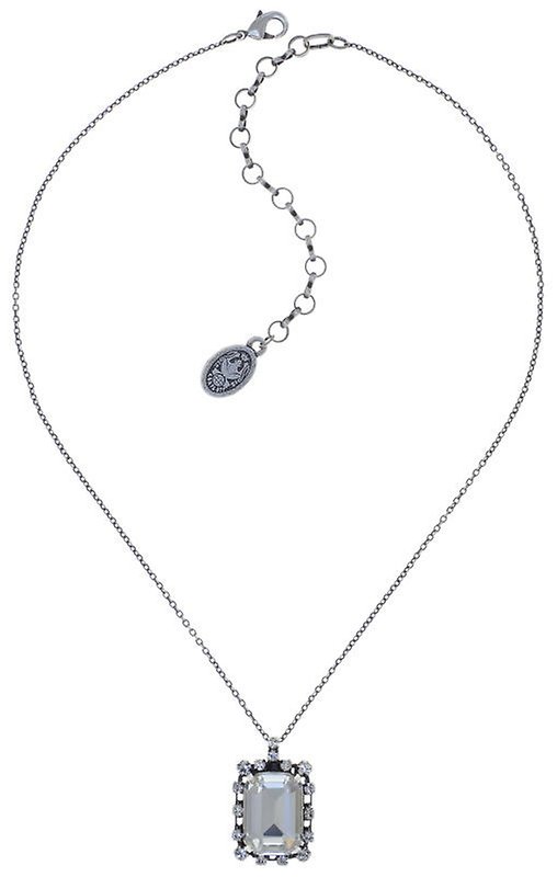 image for Necklace pendant Empire States Incas White  