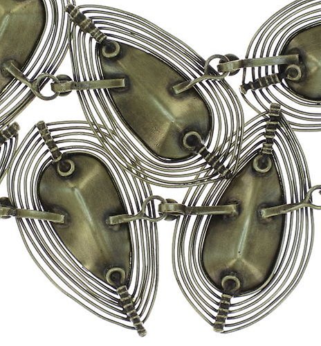 image for Necklace Collier Amazonia Blue / Green  