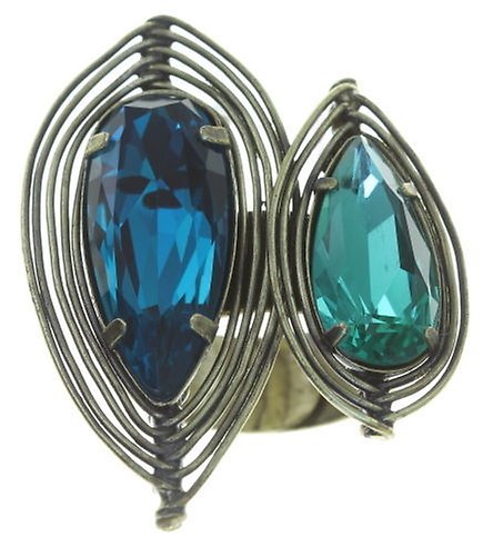 image for Ring Amazonia Blue / Green  size M,S