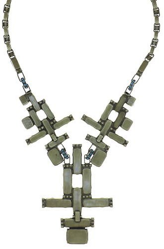 image for Necklace Empire States Incas Blue / Green  