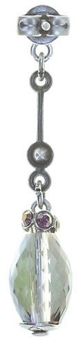 image pour Clou d'oreille pendant Daily Desire Gris / Lila  