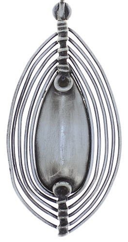 image for Necklace pendant (long) Amazonia White  size M