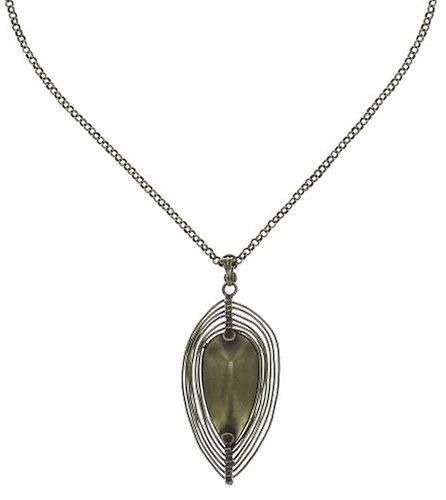 image pour Collier pendant (long) Amazonia Bleu / Vert  size L