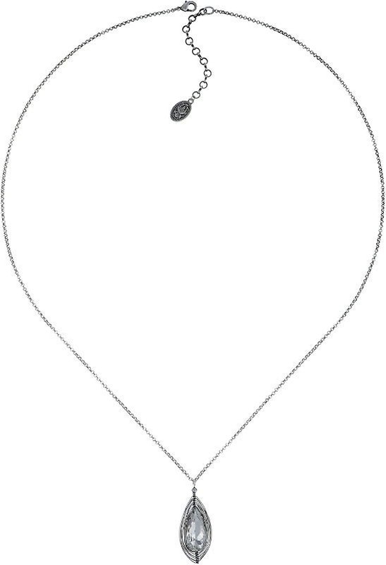 image pour Collier pendant (long) Amazonia Blanc  size L