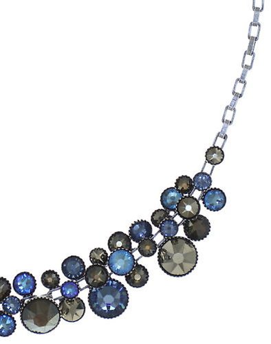 image for Necklace Water Cascade Blue / Brown  