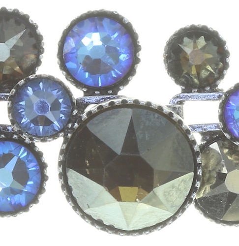 image for Necklace Water Cascade Blue / Brown  