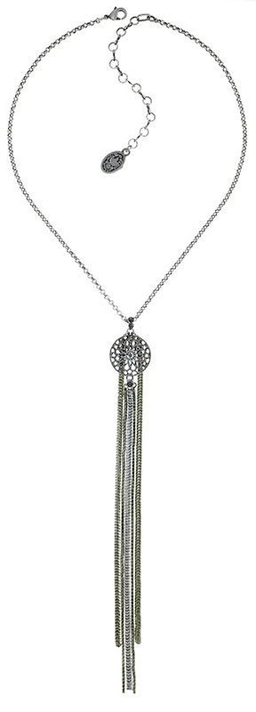 image for Necklace Pendant Shades of Light Black  