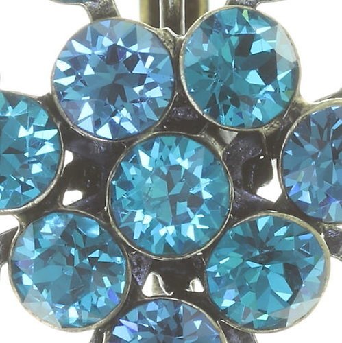 Bild für Ohrringe mit Brisur Magic Fireball Blau / Grün  Classic Size (21mm Ø)