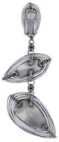 image for Earring Clip Dangling Amazonia Green  