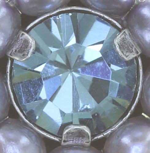 image pour Clou d'oreille Kaleidoscope Illusion Gris  SS 29