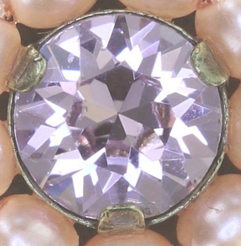 image for Earring Stud Kaleidoscope Illusion Beige  SS 29