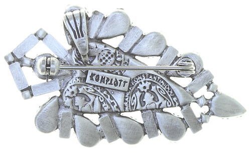 image for Brooch Snow White Red  size M