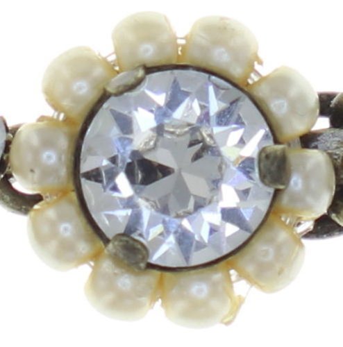 image for Necklace Kaleidoscope Illusion White  size L,S