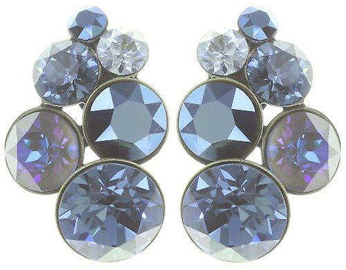 image for Earring stud Petit Glamour Dark Blue  