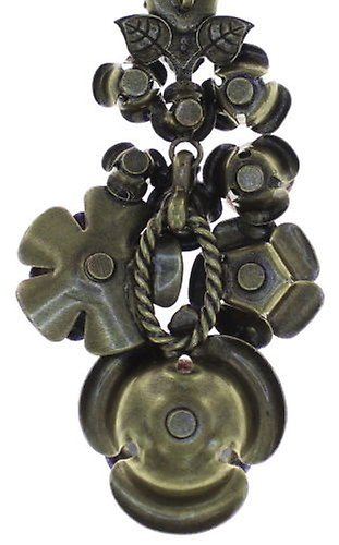 image for Necklace Pendant They Call Me The Wild Rose Beige  