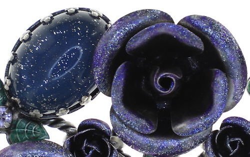 Bild für Armband They Call Me The Wild Rose Blau / Lila  