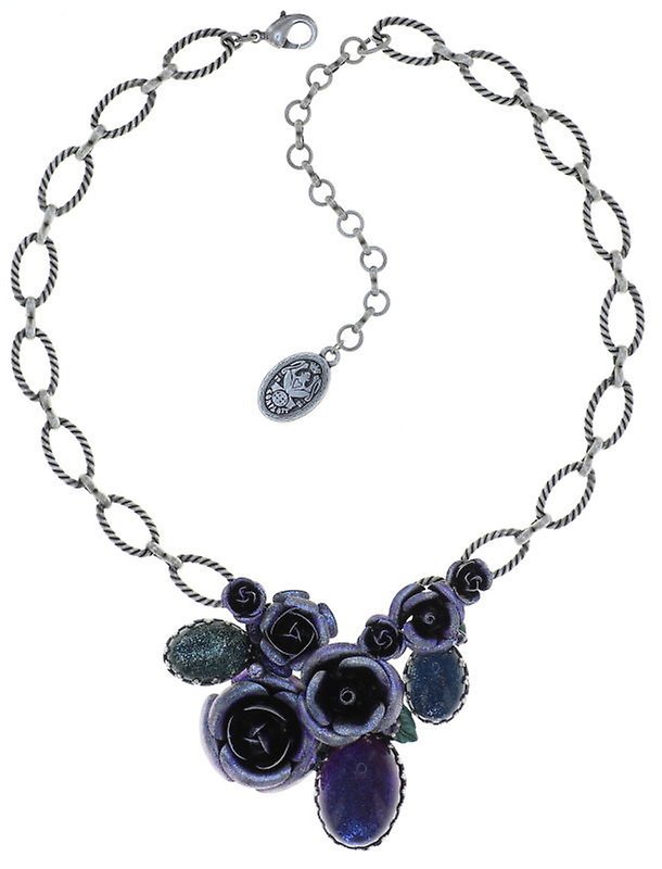 image for Necklace They Call Me The Wild Rose Blue / Lila  