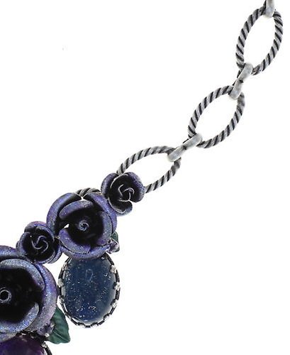 image for Necklace They Call Me The Wild Rose Blue / Lila  