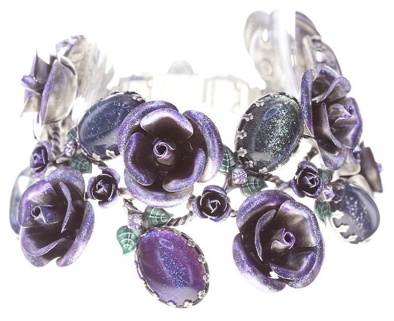 Bild für Armband They Call Me The Wild Rose Blau / Lila  