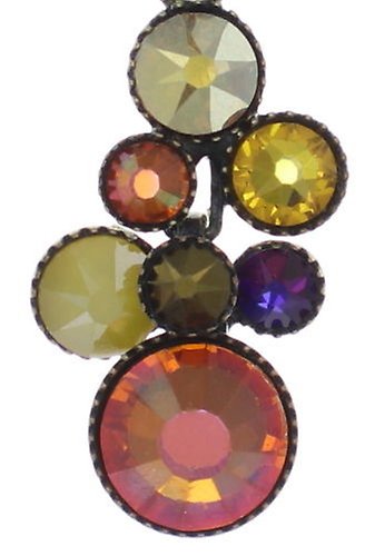 image for Necklace Pendant Water Cascade Brown / Orange  