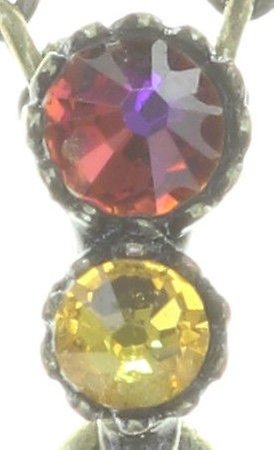 image for Necklace Pendant Water Cascade Brown / Orange  