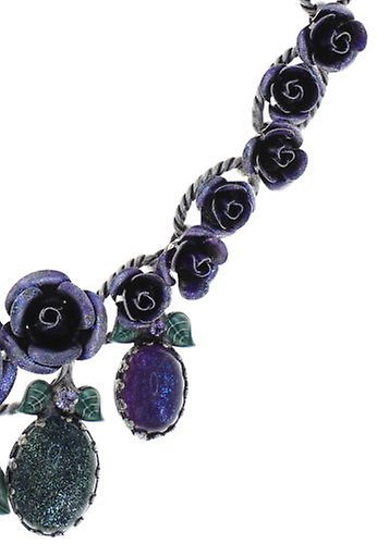 image for Necklace They Call Me The Wild Rose Blue / Lila  