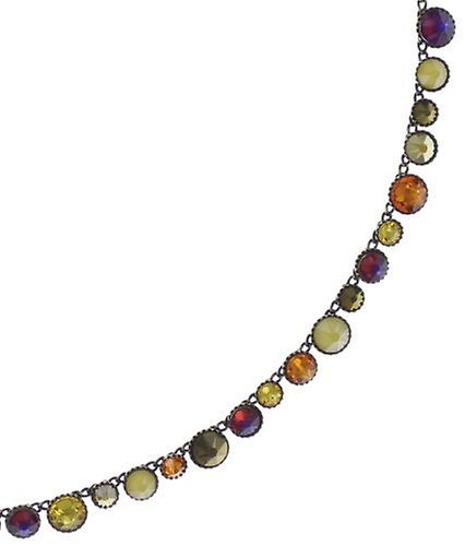 image pour Collier Water Cascade Marron / Orange  