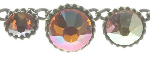 image pour Collier Water Cascade Marron / Orange  