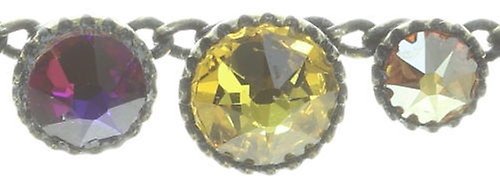 image for Necklace Water Cascade Brown / Orange  