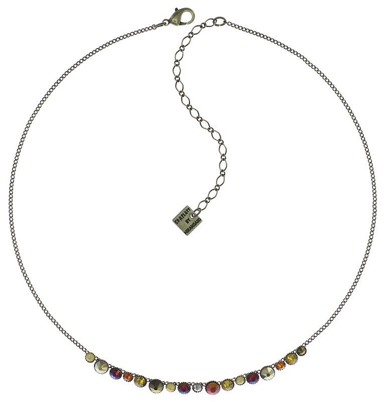 image for Necklace Water Cascade Brown / Orange  