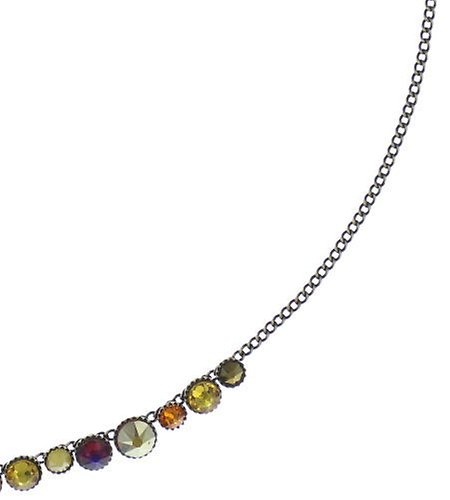 image for Necklace Water Cascade Brown / Orange  