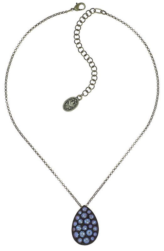 Bild für Halskette mit Anhänger Tears of Joy Braun crystal cappucci Größe L