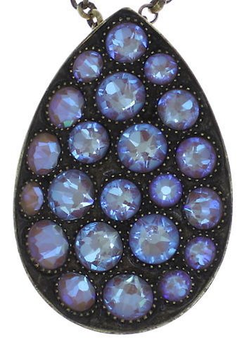 Bild für Halskette mit Anh&auml;nger Tears of Joy Braun crystal cappucci Größe L