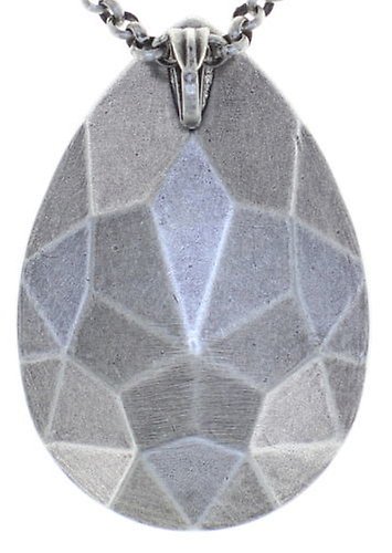 image pour Collier pendant (long) Tears of Joy Noir Glacé jet hematite size L