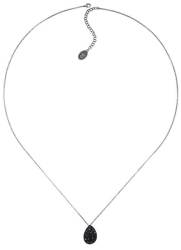 image pour Collier pendant (long) Tears of Joy Noir Glacé jet hematite size L