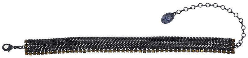 Bild für Choker Collier Rock 'n' Glam Schwarz  