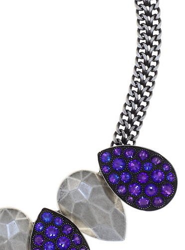 image pour Collier Tears of Joy Lila crystal heliotrope size L