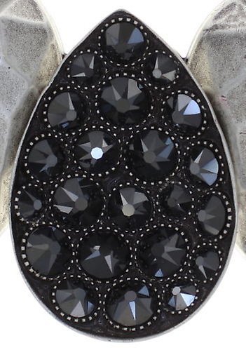 image for Necklace Tears of Joy Icy Black jet hematite size L