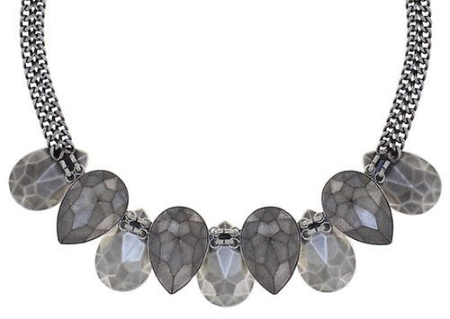 image pour Collier Tears of Joy Noir Glacé jet hematite size L