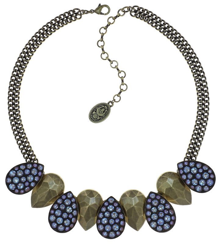 image for Necklace Tears of Joy Brown crystal cappucci size L