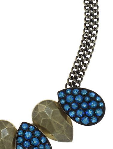 image for Necklace Tears of Joy Blue blue zircon shimmer size L