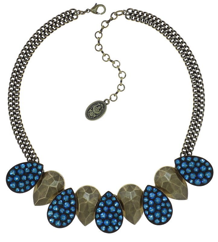 image for Necklace Tears of Joy Blue blue zircon shimmer size L